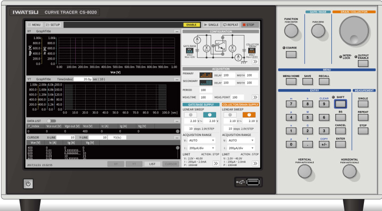 IWATSU CS-8200/8500 GaN/SiC器件参数曲线图示分析仪日本岩崎