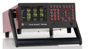 PPA500 紧凑型功率分析仪，显示 3 相功率读数