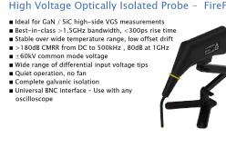 PMK will be introducing FireFly, the world's fastest High Voltage Optically Isolated Probe into the market
